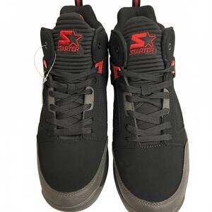 Starter Brand *Y2K Streetwear* Sneakers "Black / Gray / Red" Men's 10.5 | NEW 🎁